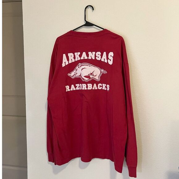 Arkansas Razorbacks Long Sleeve Vintage Shirt - Picture 10 of 10